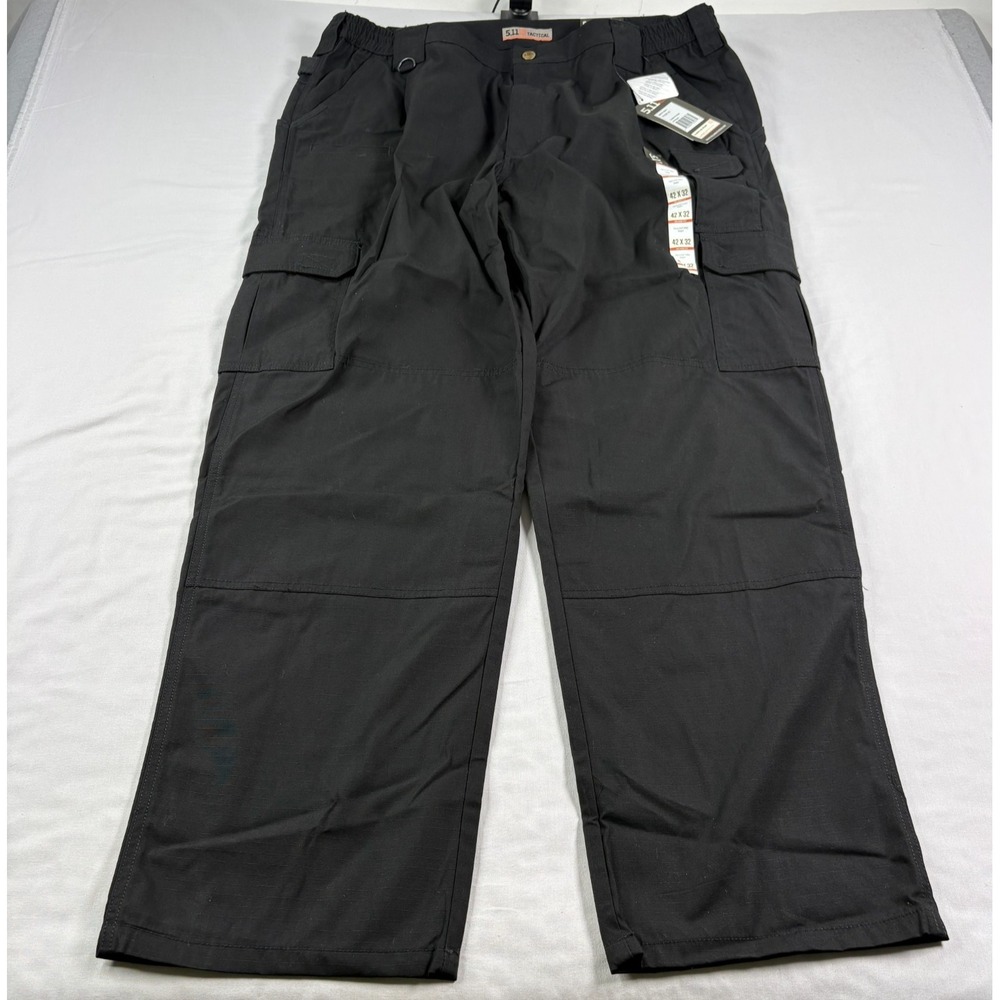 5.11 Tactical Pants Mens 42x32 Black Taclite Pro Utility Workwear Ripstop NEW